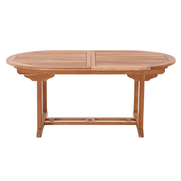 Garten Living Ausziehbarer Esstisch Veroniza aus Teakholz | Wayfair.de